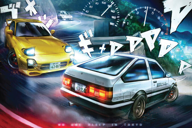 Initial D (No One Sleeps In Tokyo)